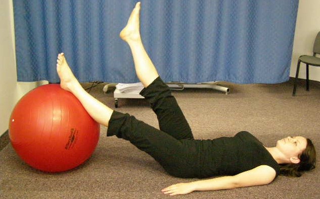 Straight Leg Raise with Ball