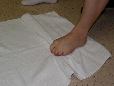 Toe Curls with Towel